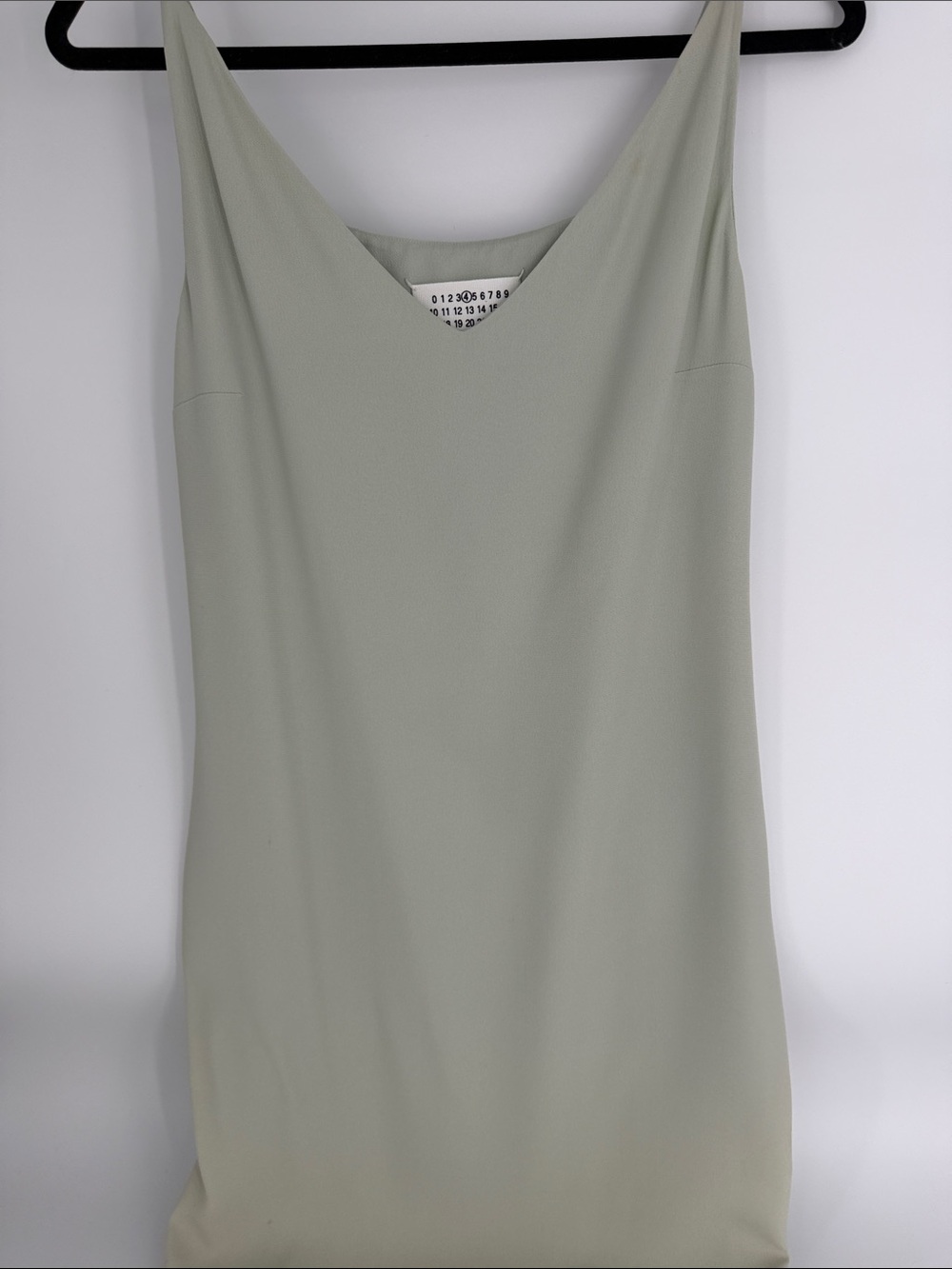 Maison Martin Margiela Light Sage Slip Dress - Picture 2 of 16